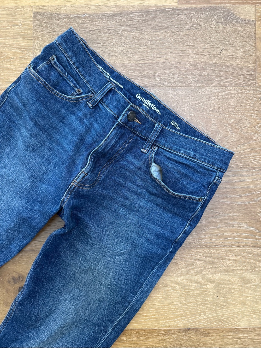Goodfellow & Co Dark Blue Slim Skinny Straight Jeans 32 x 32 - Picture 4 of 6